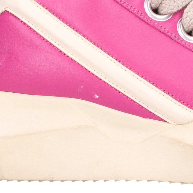 Rick Owens ABSTRACT LOW SNEAK Pink Sneakers Size 38