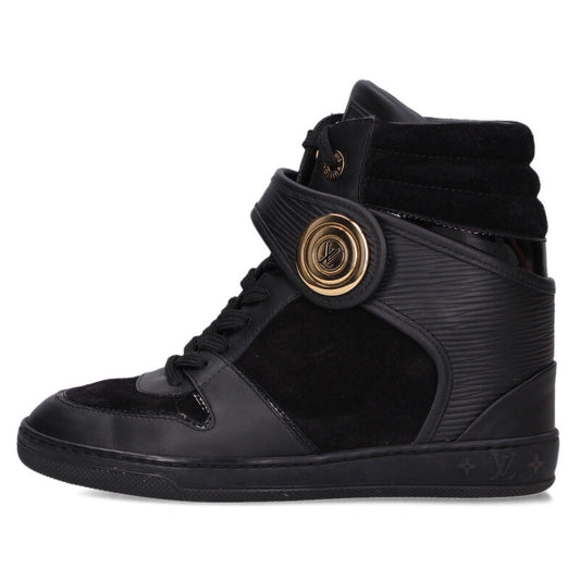Louis Vuitton Postmark Line Epi Sneakers Black/Gold Size 35