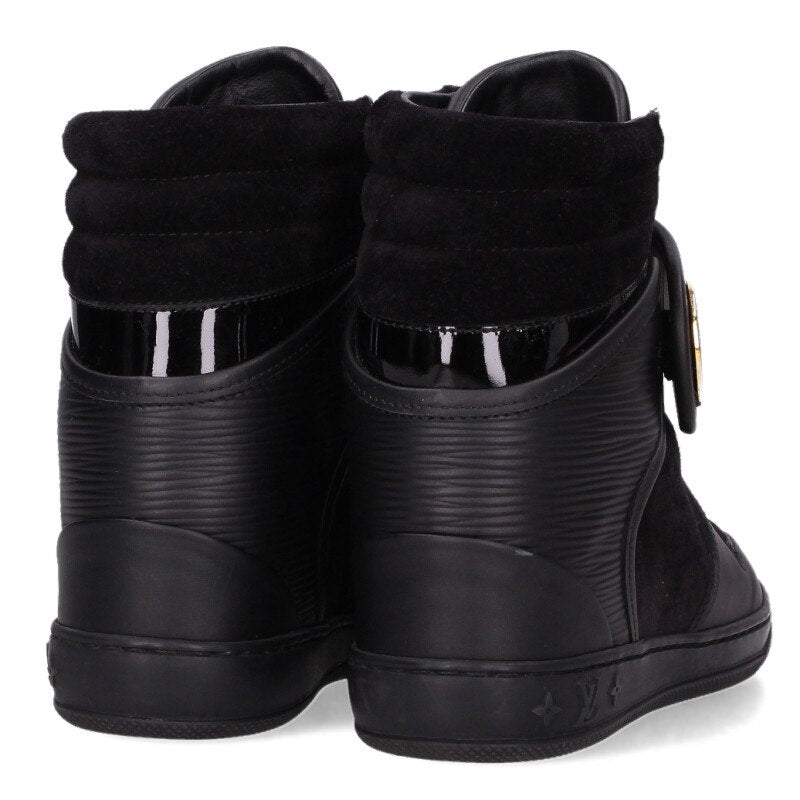 Louis Vuitton Postmark Line Epi Sneakers Black/Gold Size 35