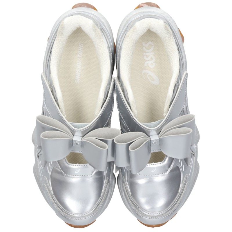 Asics ShuShu Tong Gel-Kinetic Silver Sneakers Size 24CM