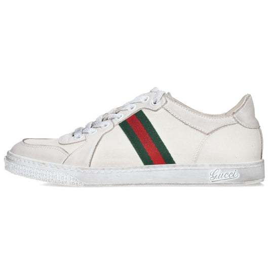 Gucci White Low-Top Sneakers Size 35
