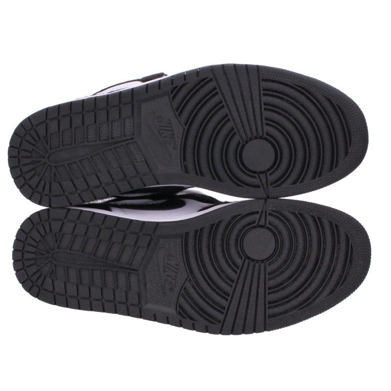 NIKE Women's Air Jordan 1 Black/White Sneakers Size 27.5cm