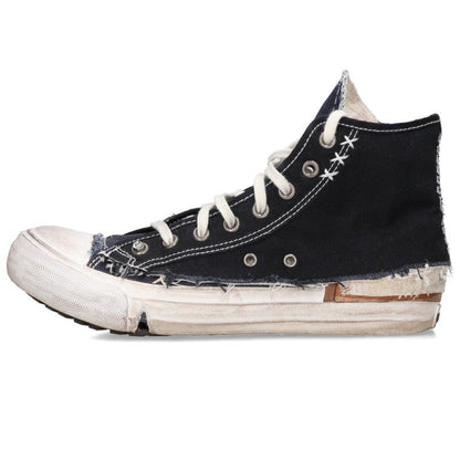 Maison Margiela Distressed Black & Hitop Sneakers Size 40