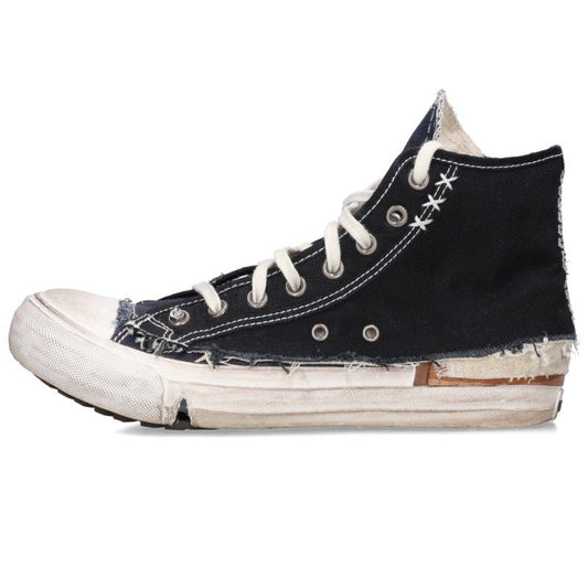 Maison Margiela Distressed Black & Hitop Sneakers Size 40