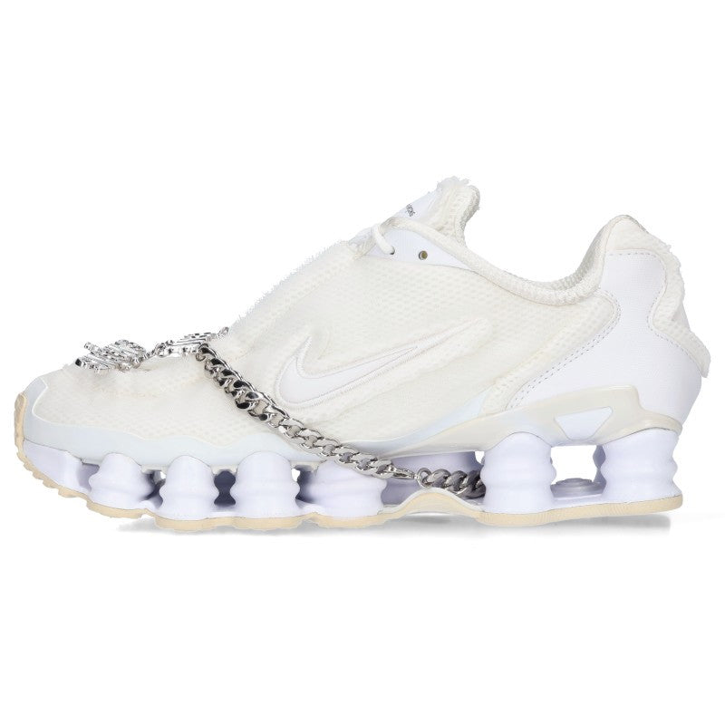 Comme des Garcons Nike Shox TL White Silver Size 26CM