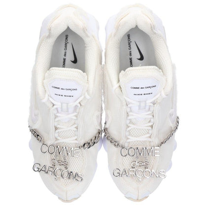 Comme des Garcons Nike Shox TL White Silver Size 26CM