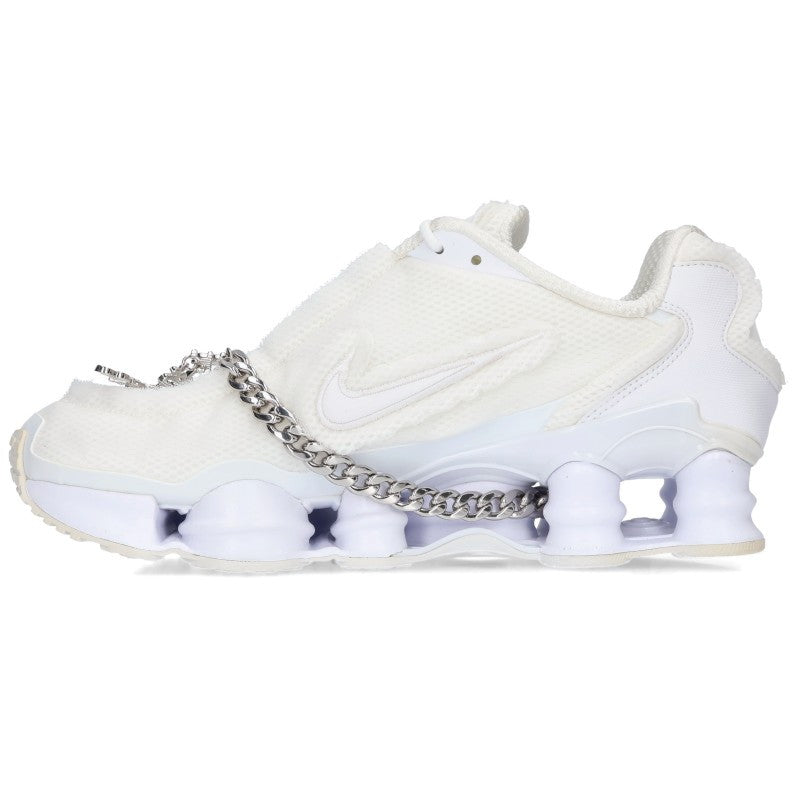 Comme des Garcons Nike Shox TL White Silver Size 26CM