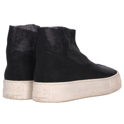 Maison Margiela MM6 Black White Square Toe Sneakers Size 38