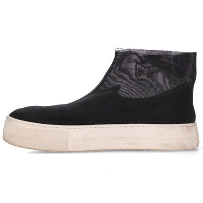 Maison Margiela MM6 Black White Square Toe Sneakers Size 38