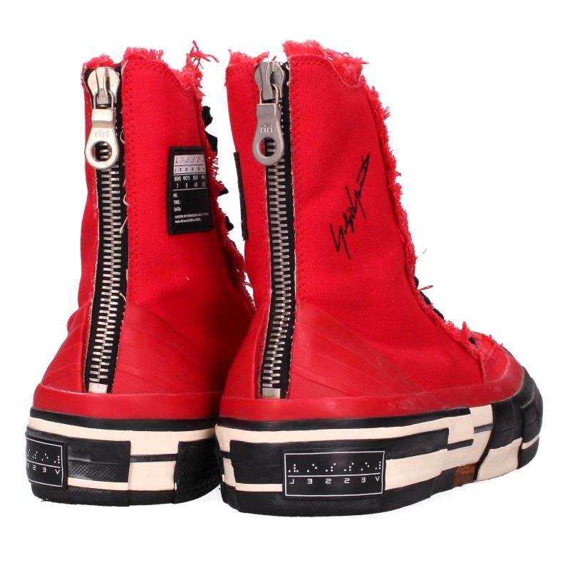 Yohji Yamamoto XVESSEL Distressed Sneakers Size 25.5CM