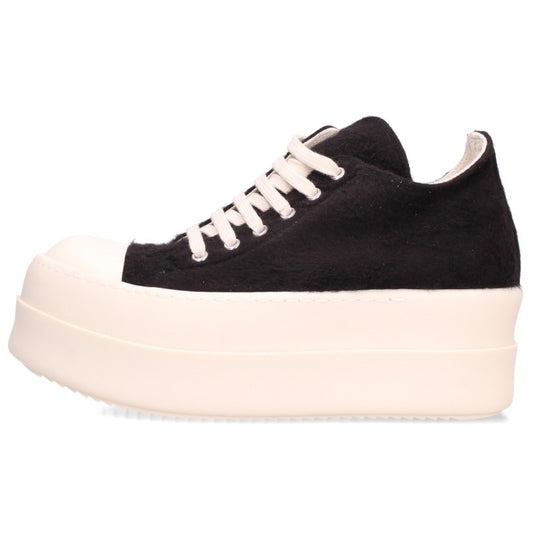 DRKSHDW DOUBLE BUMPER LOW SNEAKS Black White Size 38.5