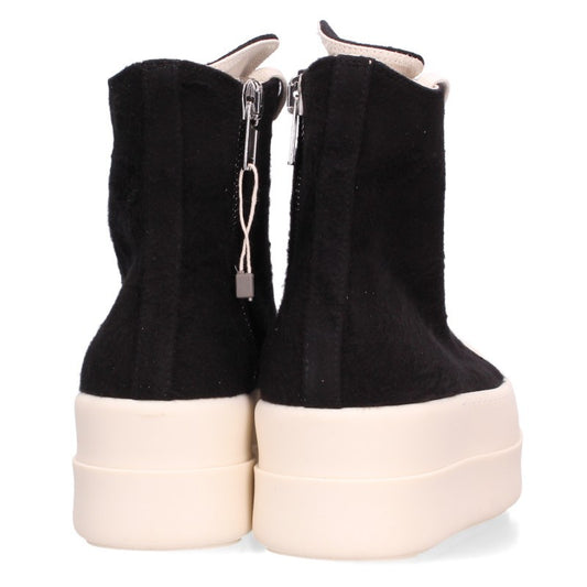 DRKSHDW DOUBLE BUMPER SNEAKS Canvas Black White Size 38