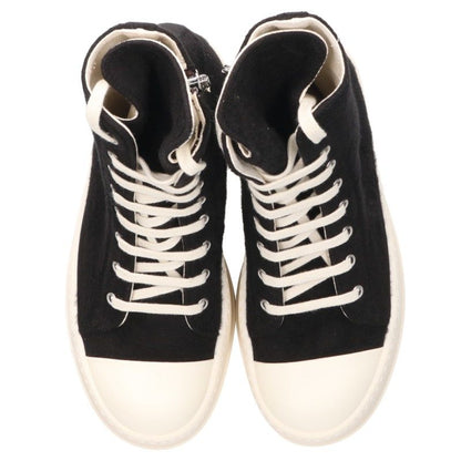 DRKSHDW DOUBLE BUMPER SNEAKS Canvas Black White Size 38