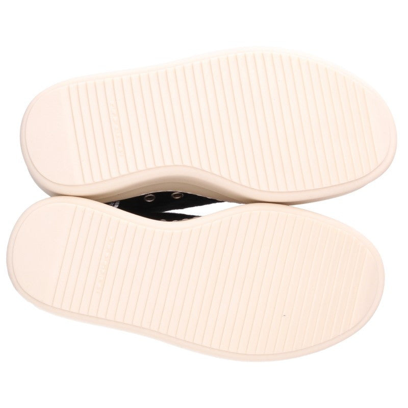 DRKSHDW DOUBLE BUMPER SNEAKS Canvas Black White Size 36