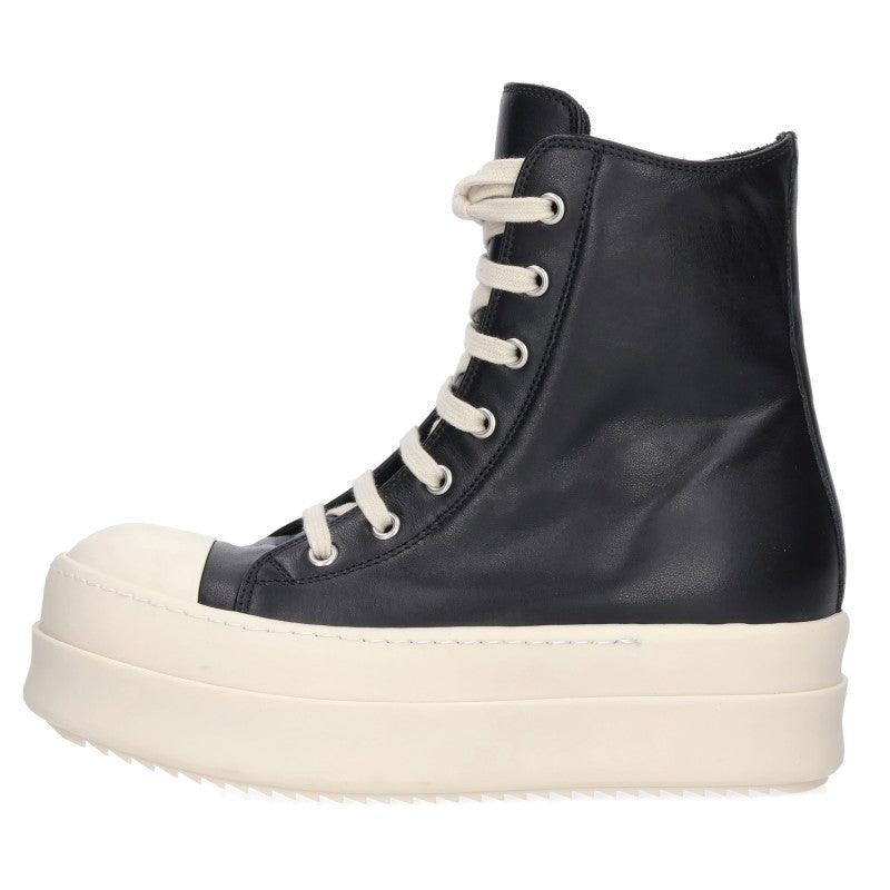 Rick Owens MEGA BUMPER SNEAK Low-Top Black White Size 37