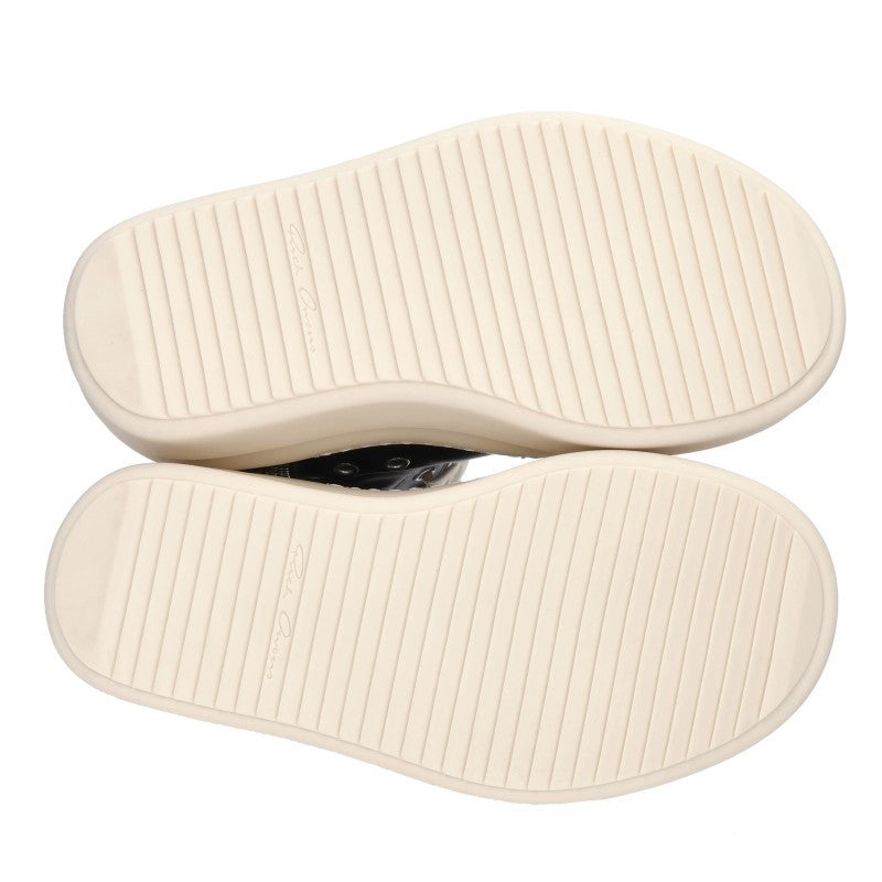 Rick Owens MEGA BUMPER SNEAK Low-Top Black White Size 37
