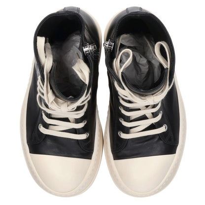 Rick Owens MEGA BUMPER SNEAK Low-Top Black White Size 37