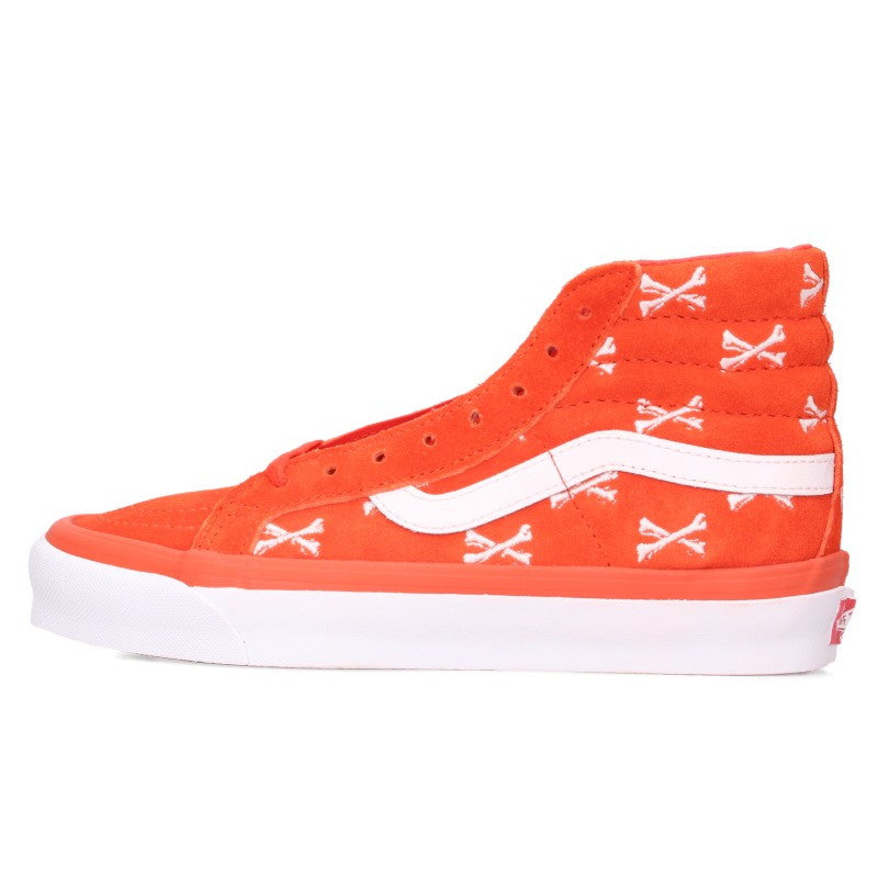 VANS x WTAPS Og Sk8-Hi Lx Bone Sneakers Orange Size 23CM
