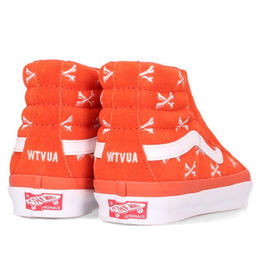 VANS x WTAPS Og Sk8-Hi Lx Bone Sneakers Orange Size 23CM
