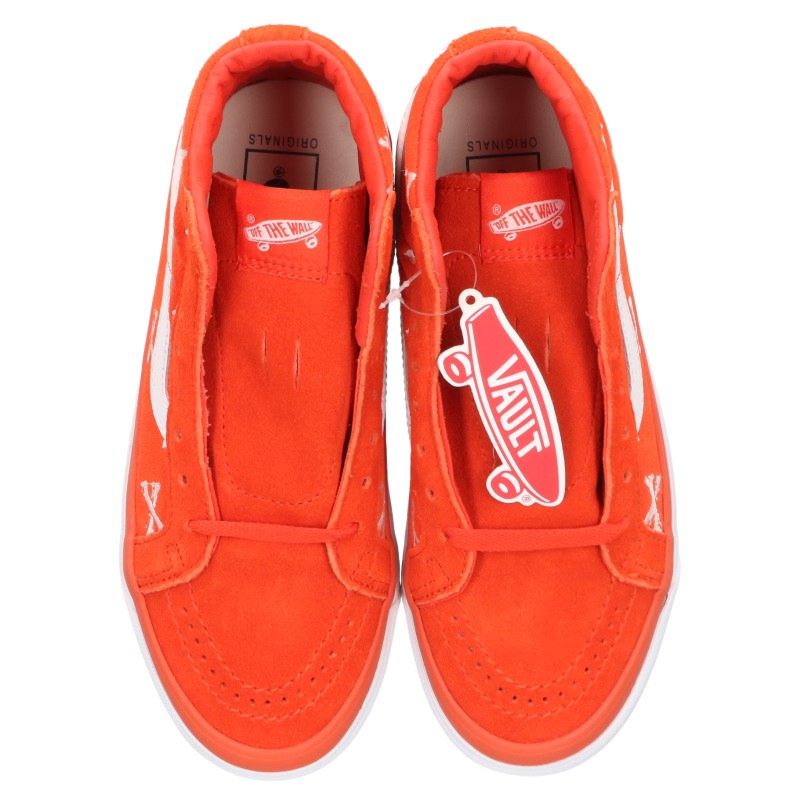 VANS x WTAPS Og Sk8-Hi Lx Bone Sneakers Orange Size 23CM