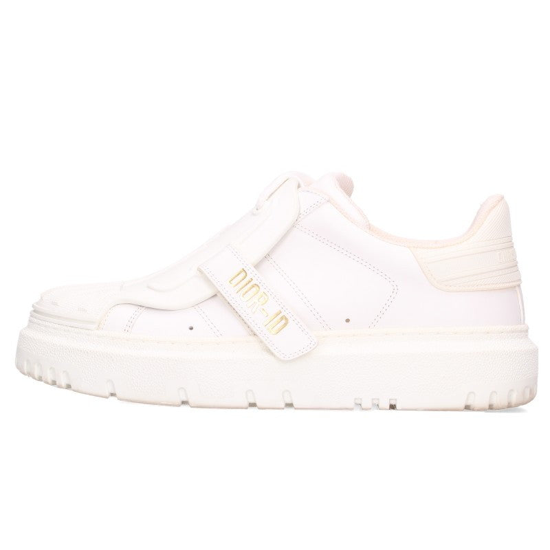 Christian Dior Logo Strap Sneakers White Size 37