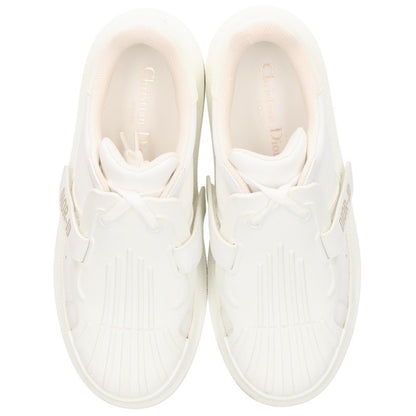 Christian Dior Logo Strap Sneakers White Size 37