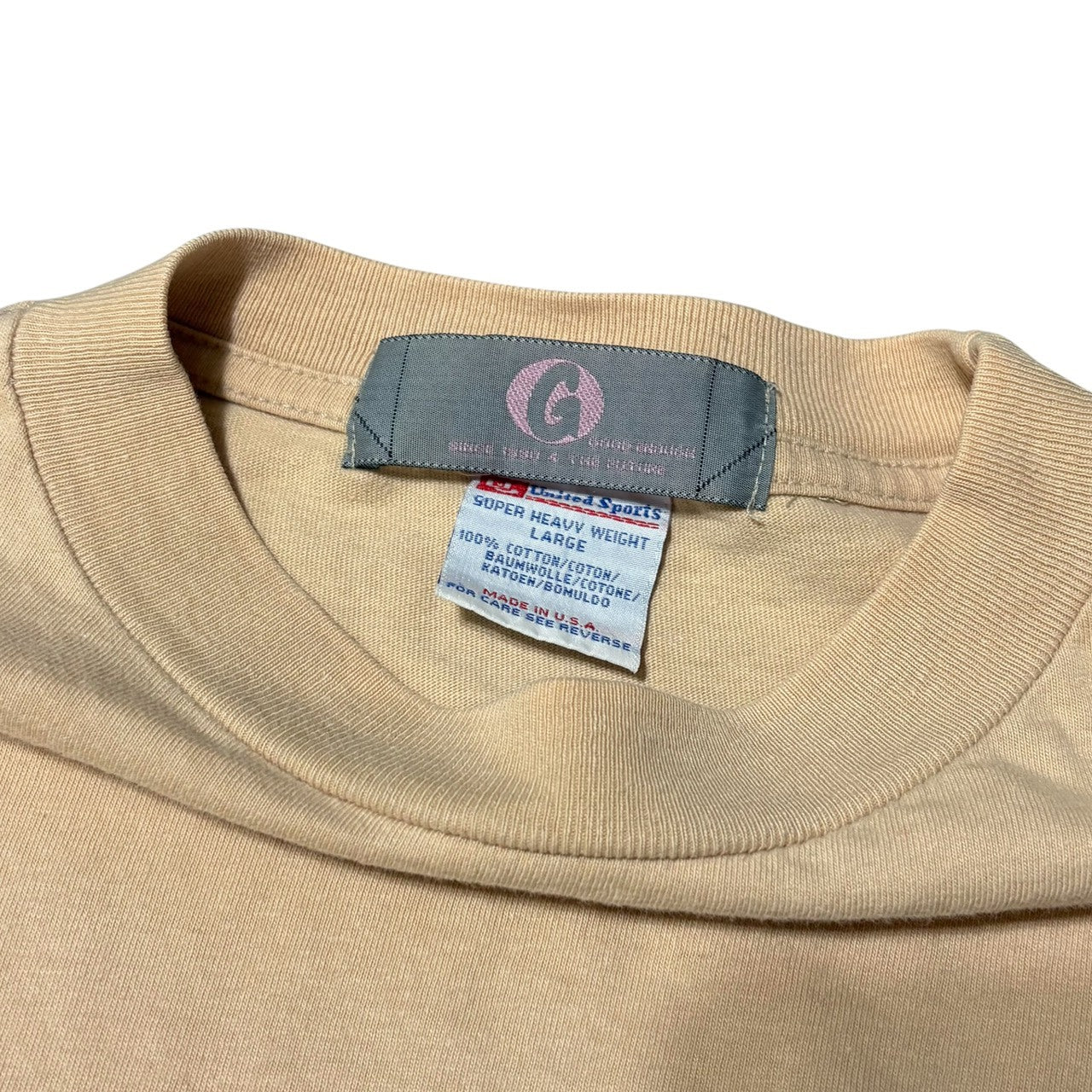 Japanese Brand GOODENOUGHUK Hand Graphic T-Shirt Size LARGE