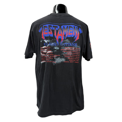 TESTAMENT 90s Clash of the Titans Thrash Metal Size L