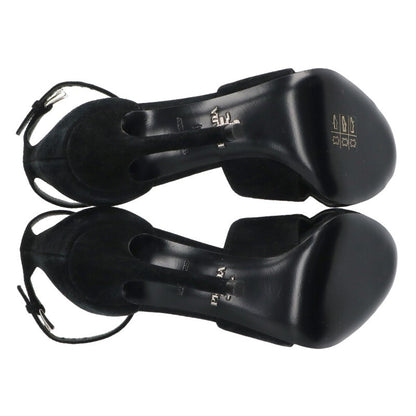 Prada Black Leather Strap Sandals Size 34