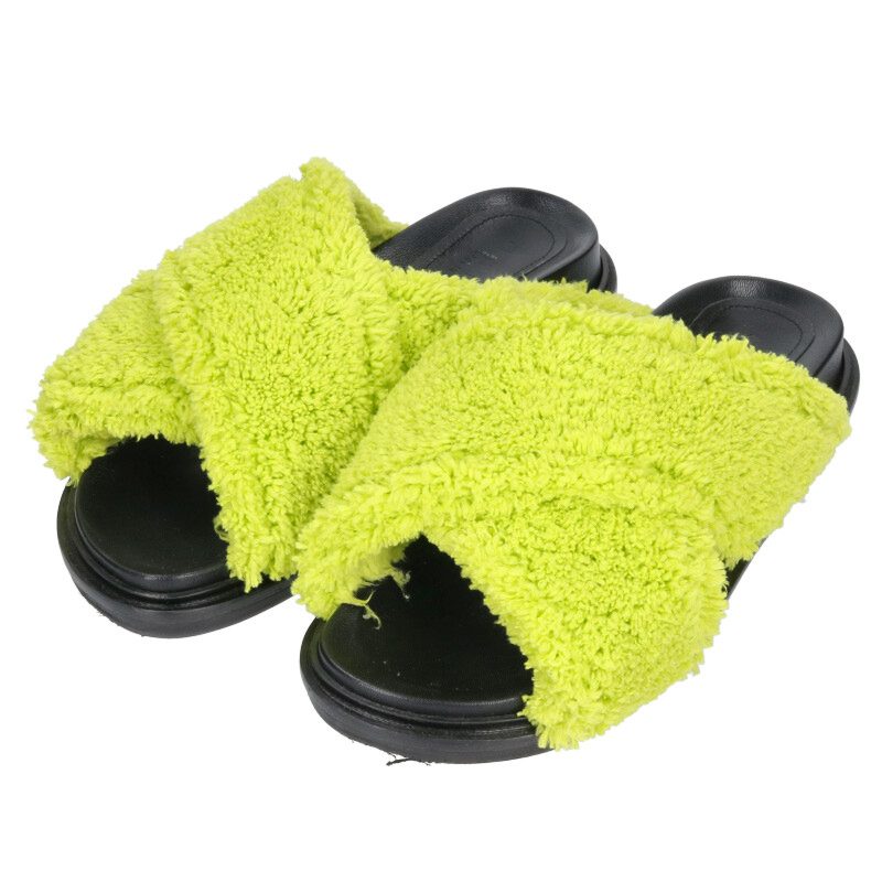 Marni Terry Slider Green Black Size 36
