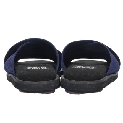Issey Miyake Pleated Strap Sandals Navy x Black Size 24.5CM
