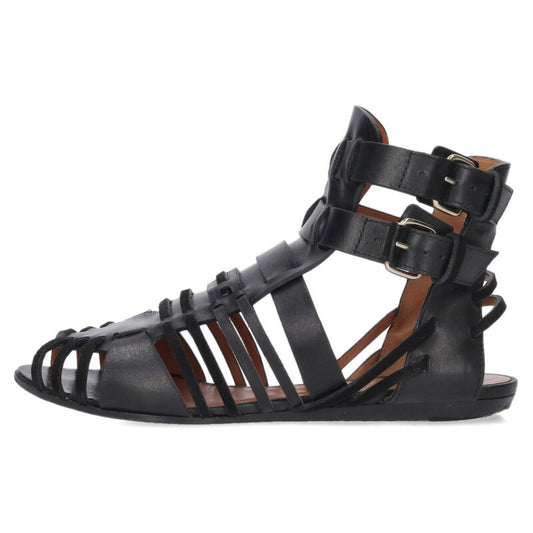 Givenchy Black Gladiator Sandals Size 37