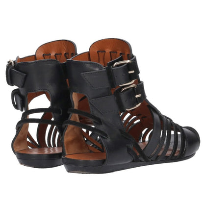 Givenchy Black Gladiator Sandals Size 37