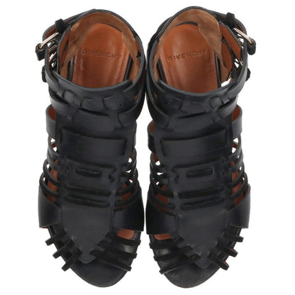 Givenchy Black Gladiator Sandals Size 37
