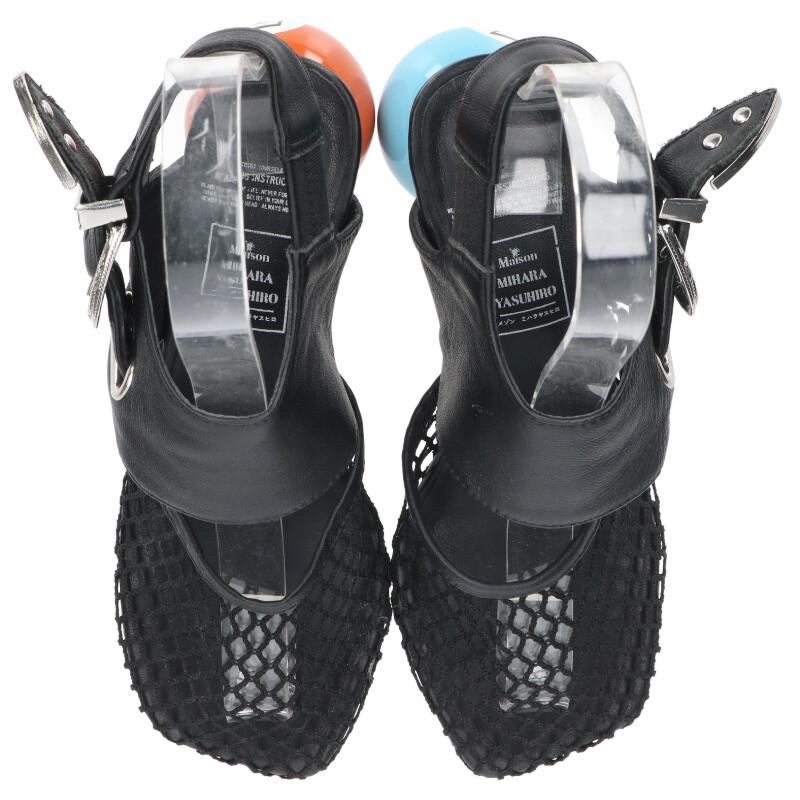 Maison MIHARA YASUHIRO 08FW Billiard Sandals Black Size 36