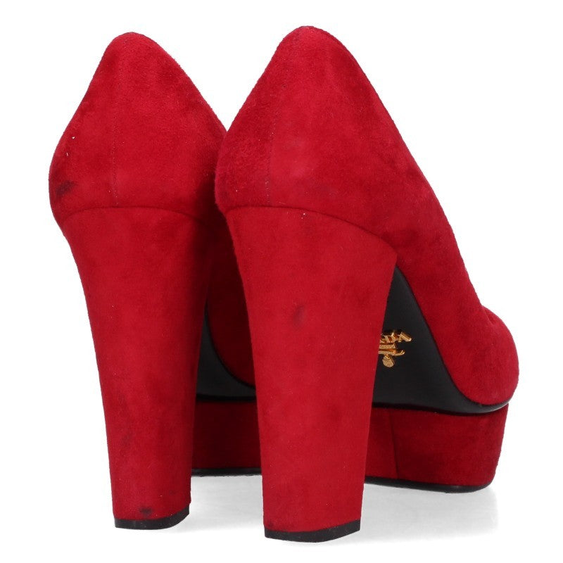 Prada Red Heel Sandals Size 34