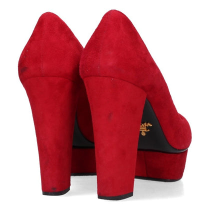 Prada Red Heel Sandals Size 34