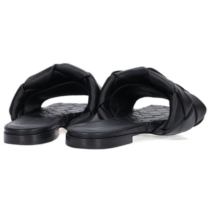 Bottega Veneta Black Lido Intrecciato Sandals Size 37