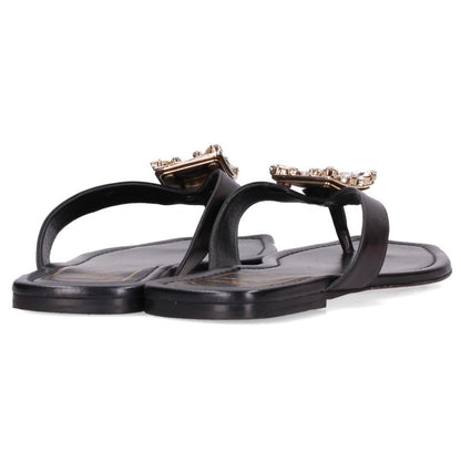Roger Vivier Crystal Sandals Black/Clear Size 38.5