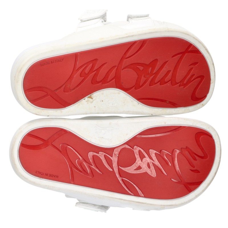 Christian Louboutin DADDY POOL FLAT Sandals White Size 35
