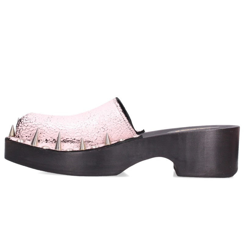 ACNE STUDIOS FN-WN-SHOE000743 Studded Pink Black Size 38