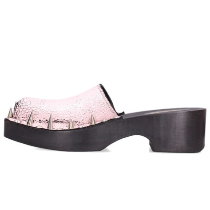 ACNE STUDIOS FN-WN-SHOE000743 Studded Pink Black Size 38