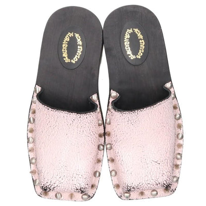 ACNE STUDIOS FN-WN-SHOE000743 Studded Pink Black Size 38