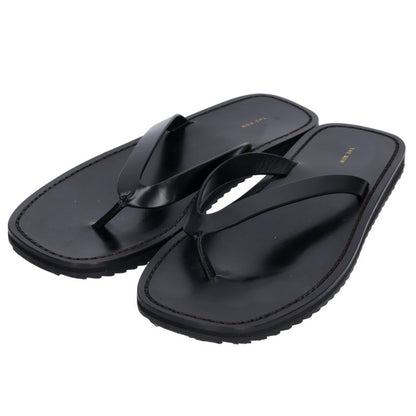 THEROW CITY FLIP FLOP Leather Sandals Black Size 38