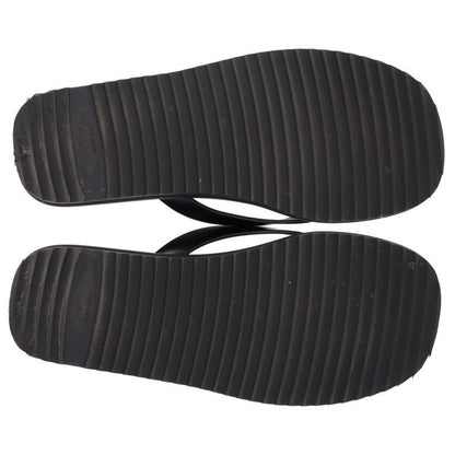 THEROW CITY FLIP FLOP Leather Sandals Black Size 38