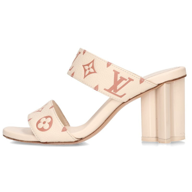LOUISVUITTON MA1222 Monogram Mule Off-White Pink Size 36