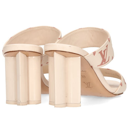 LOUISVUITTON MA1222 Monogram Mule Off-White Pink Size 36