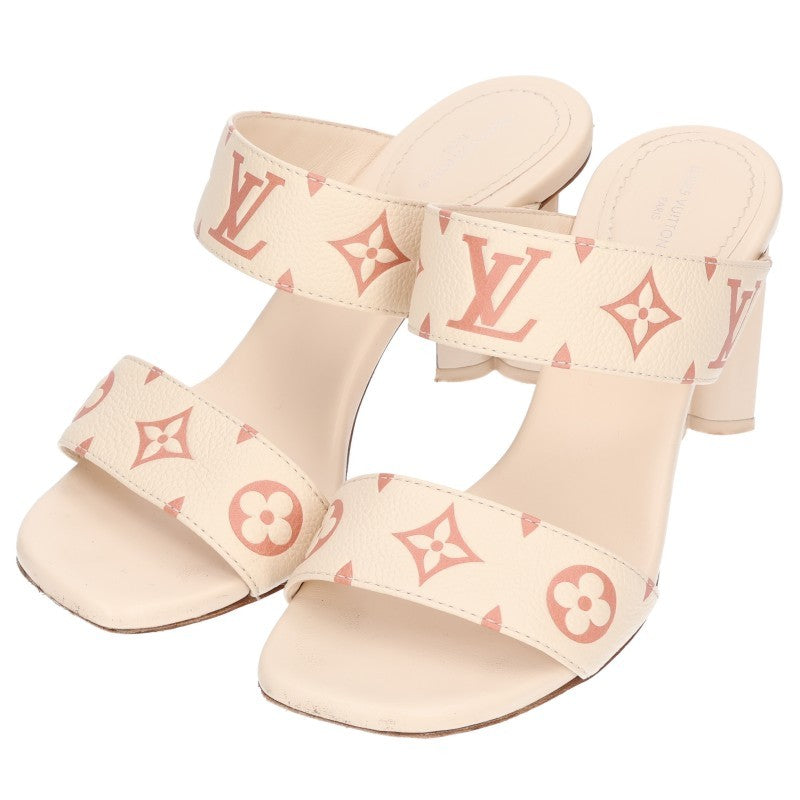 LOUISVUITTON MA1222 Monogram Mule Off-White Pink Size 36