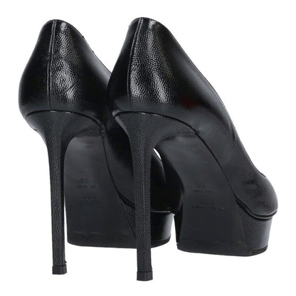 Saint Laurent Paris Black Pointed Toe Pumps Size 38