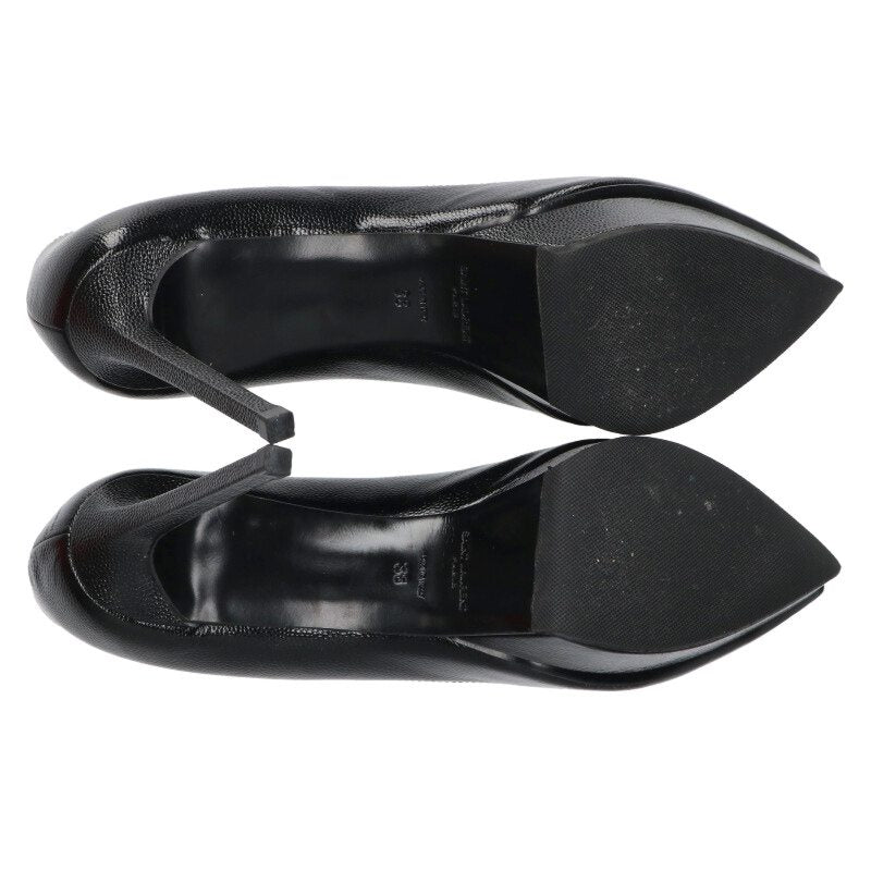 Saint Laurent Paris Black Pointed Toe Pumps Size 38